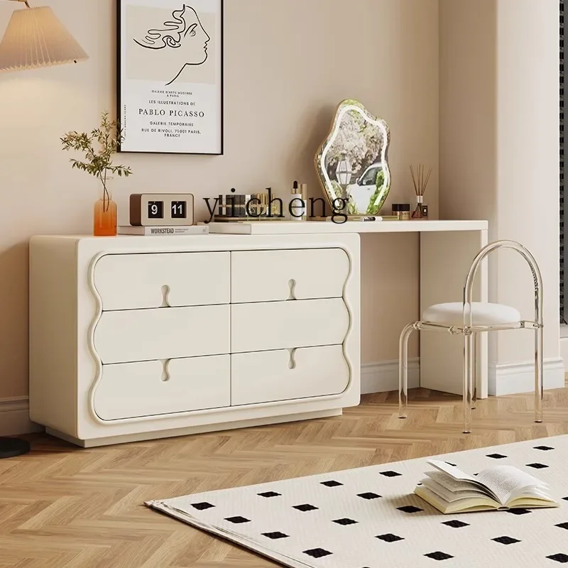 GZ-26 X-3 dresser chest integrated bedroom bedside cabinet Italian retractable corner makeup table