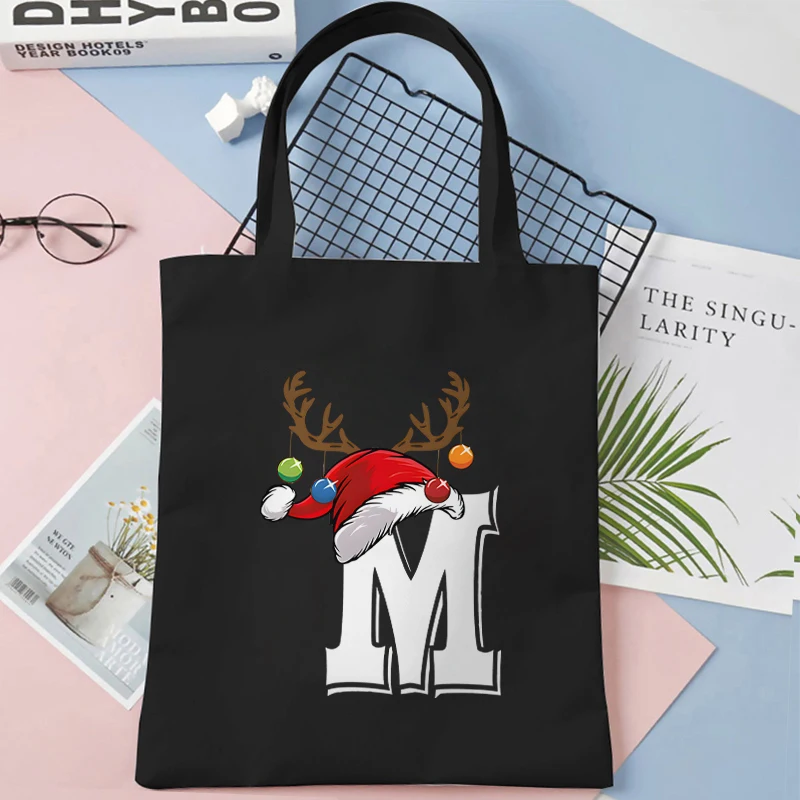 A-Z 26 الأبجدية عيد الميلاد حقائب كتف الحفلات حقيبة نسائية صغيرة حقائب خمر موضة عيد الميلاد موضوع أكياس التسوق حقائب اليد النسائية عادية