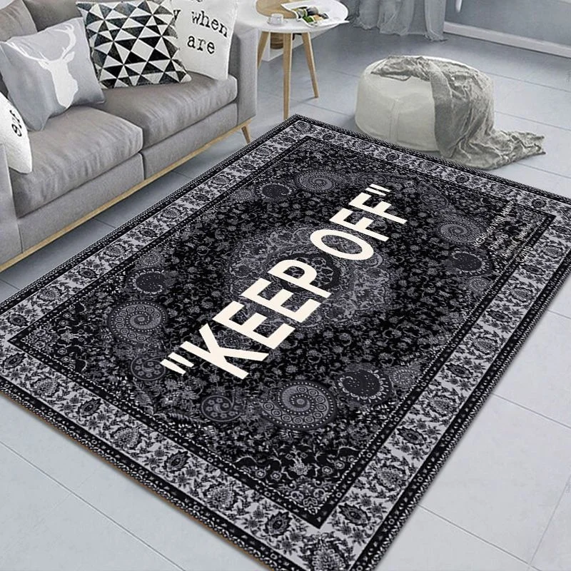 Imagem -05 - Classic Patterned Carpet Cashew Flower Rug Adequado para Sala de Estar e Quarto Light Luxury Bedside Carpet Manter Desligado