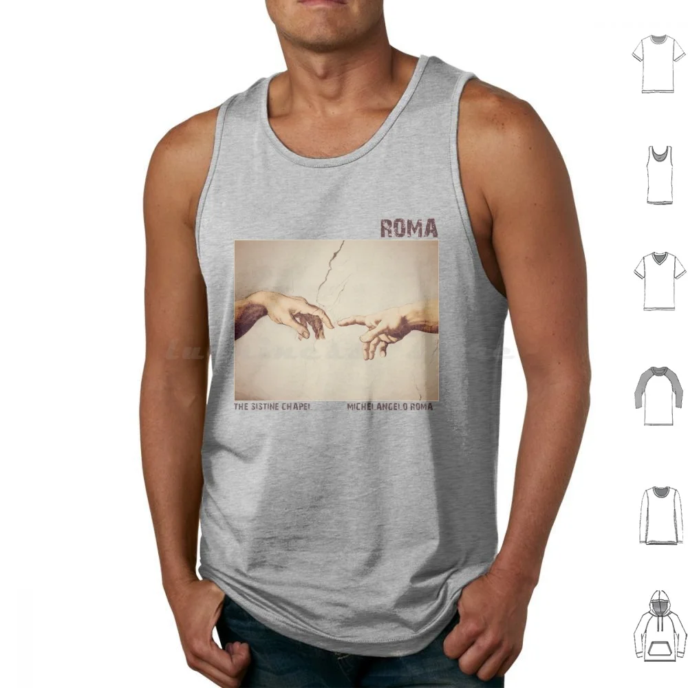 Michelangelo-Dark Academia-Classical Art Tank Tops Vest Sleeveless Darkacademia Dark Academia Classical Art Academic Art