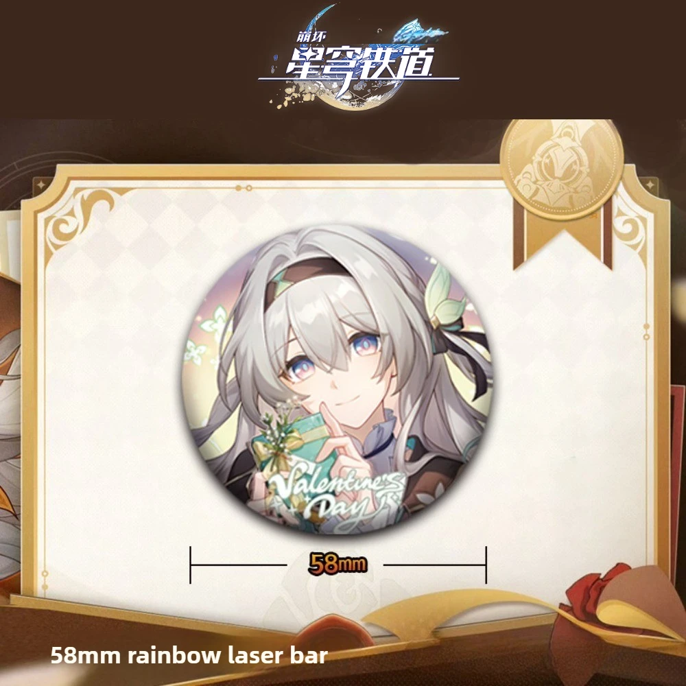 هونكاي: ستار السكك الحديدية أنيمي ميرش شارة اليراعات الفوضى روان مي دان هنغ هيرتا برونيا نيكولا حقائب الظهر زينة الملابس لمحبي