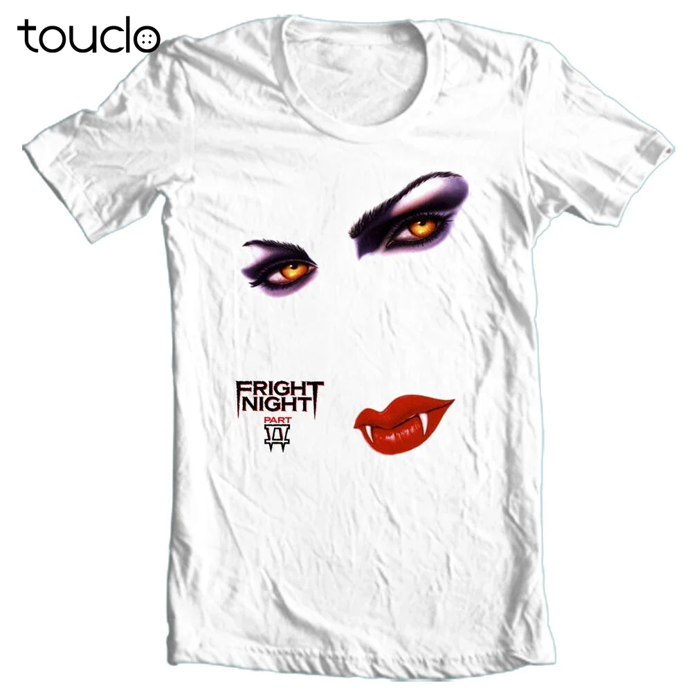 Fright Night Ii T-Shirt Retro Horror Movie 100% Cotton Gore Film Free Shipping Womens Graphic Tees