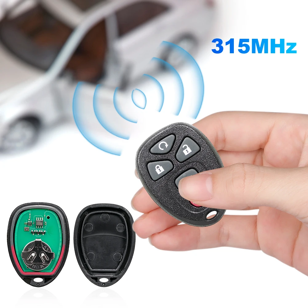 

5 Buttons Remote Car Key 315Mhz Keyless Go Remote Control Car Key for Chevrolet Tahoe Traverse for GMC Yukon Acadia