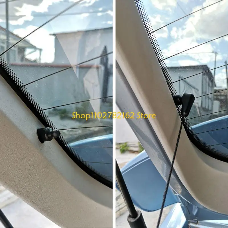 

547B 2Pcs Auto Rear Boot Load Cover Parcel Shelf Clips Fixing Fastener for for F