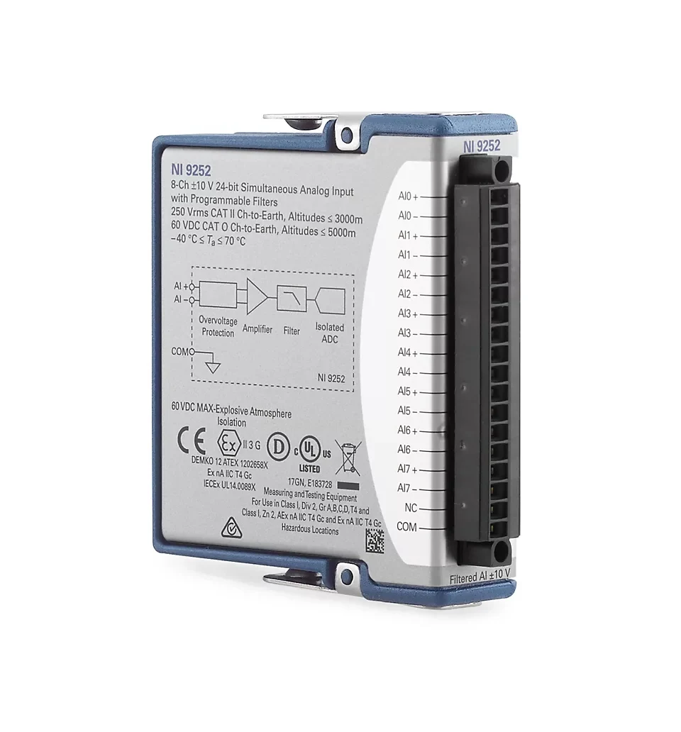 NI-9252 Voltage Input Module 786782-01 High-definition Synchronous Measurement Test Data Acquisition Card