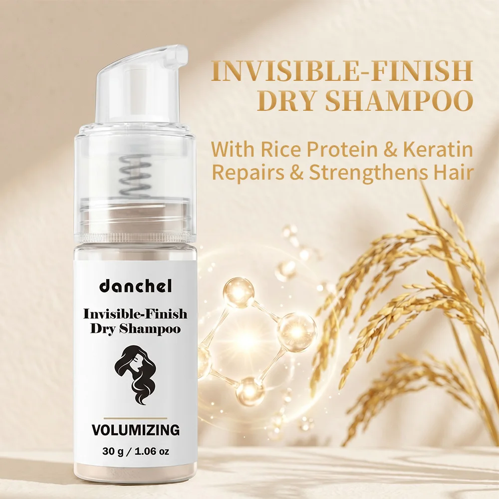 Instant Dry Shampoo Powder Oil Control Volumizing Fluffy Hair Root No Wash Styling for Women Bangs Frizzy Hair Care Daily Makeup - view 3