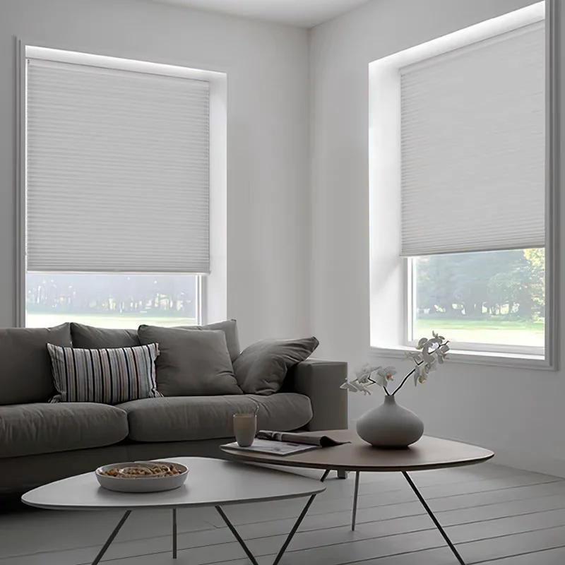 Sixinalu Blackout Curtain Cellular Shades Cordless Window Blinds Honeycomb Blind for Windows Shades for Home Room Bedroom Custom