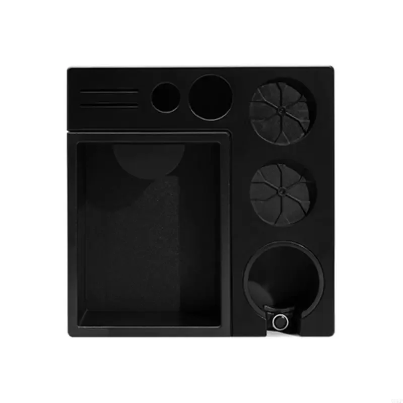 

Professional Station Organizers Feature Removable Knocking Container and Tool Compartments for Tampers Coffee Tool Holders