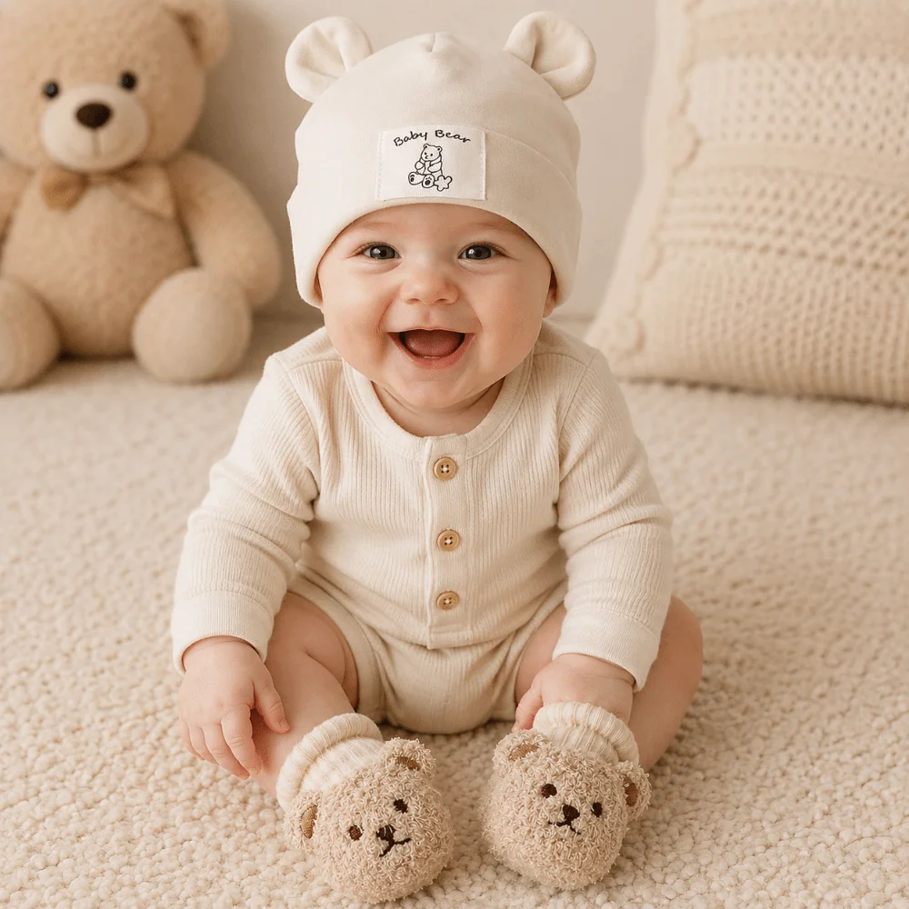 Baby Hat Beanie - Conjunto de 2 Peças: Bonito Conjunto