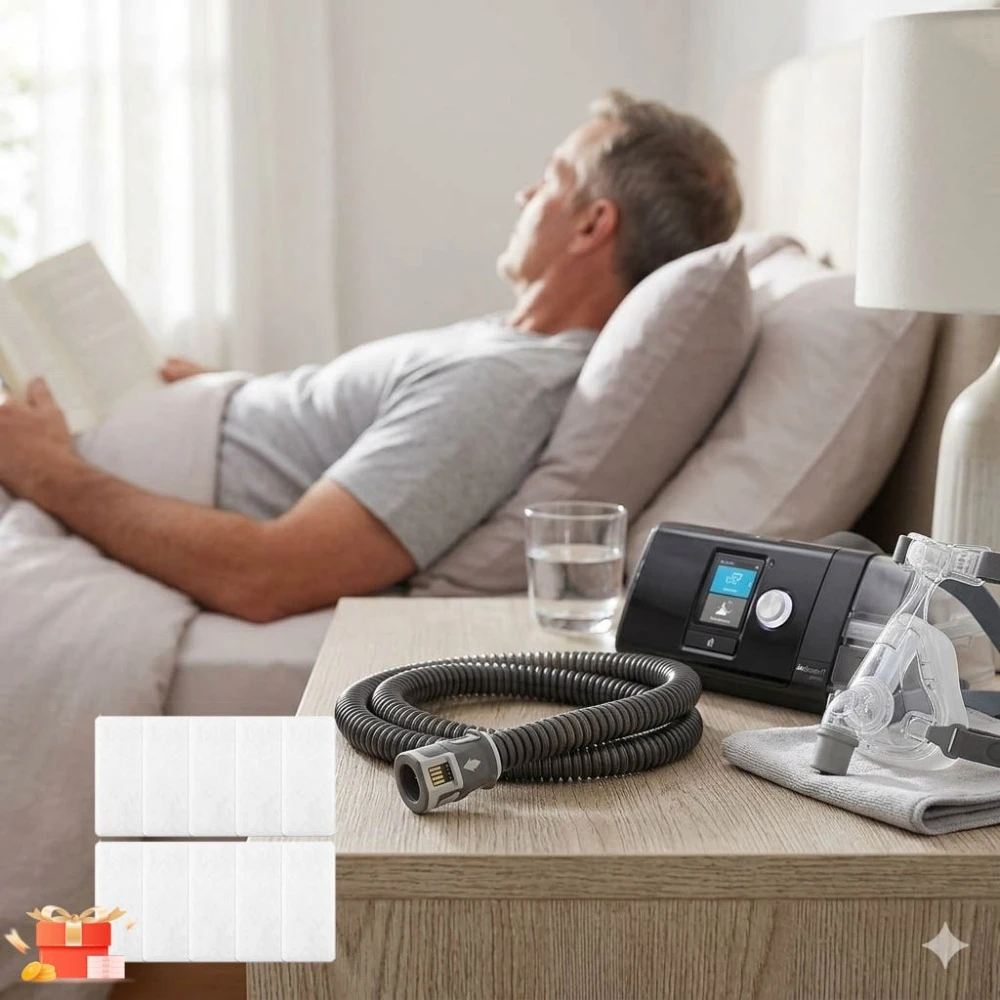 

Replacement CPAP Tube for Climate-line,Compatible with Airsense 11 & Aircurve 11,with 10pcs Filters,CPAP Hose for Restful Sleep