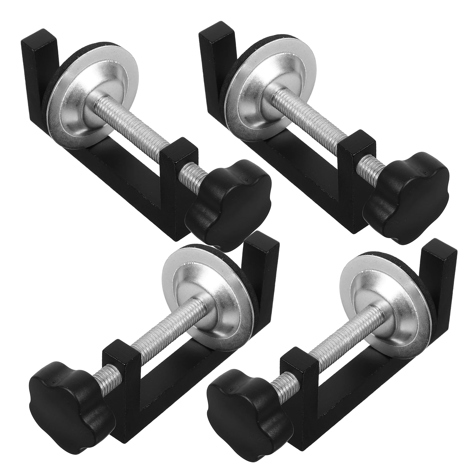 

4pcs Woodworking Clamps Strong Fixation Extended Base Non Slip Furniture Connectors Versatile Tool Outdoor Wicker Chair