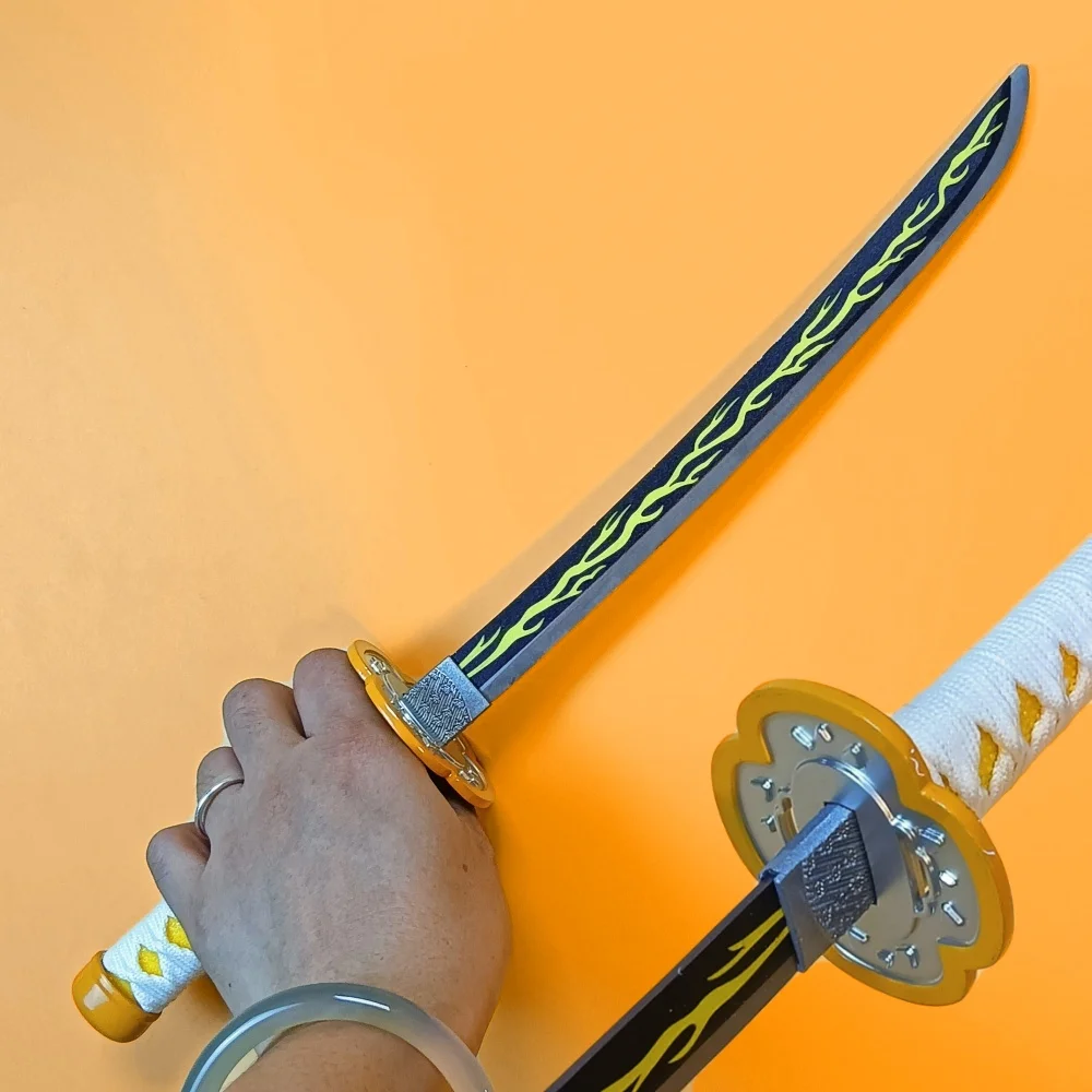 16 pouces 42 cm Katana Anime Cosplay accessoire Ninja couteau samouraï couteau en plastique Ninja sabre épée réel japonais Katana non tranchant jouet cadeau