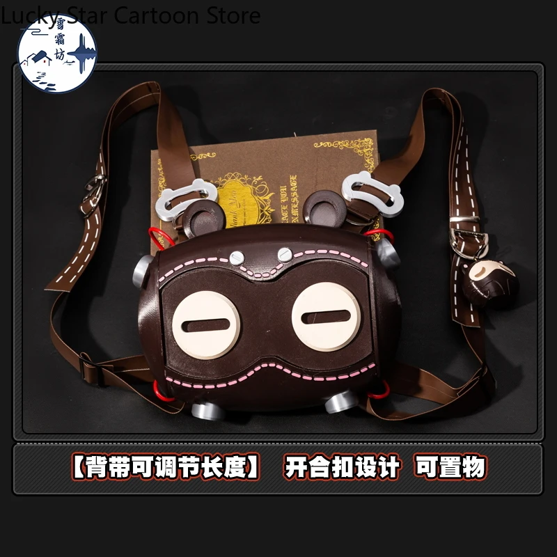 

Game Zenless Zone Zero Ukinami Yuzuha Anime Backpack School Bag Student Knapsack Raccoon Prop Bag Cosplay Handmade Cute Gift