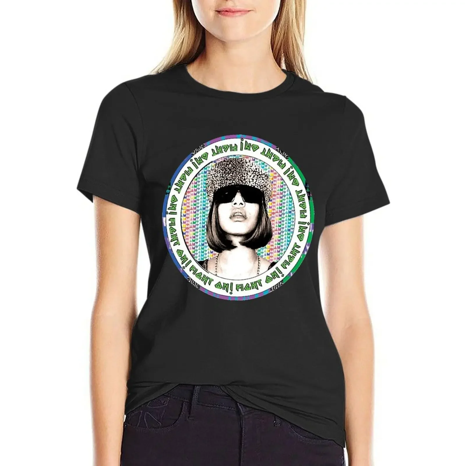 

MIA Kala M.I.A. Album Cover T-Shirt animal print summer tops western t shirts for Women
