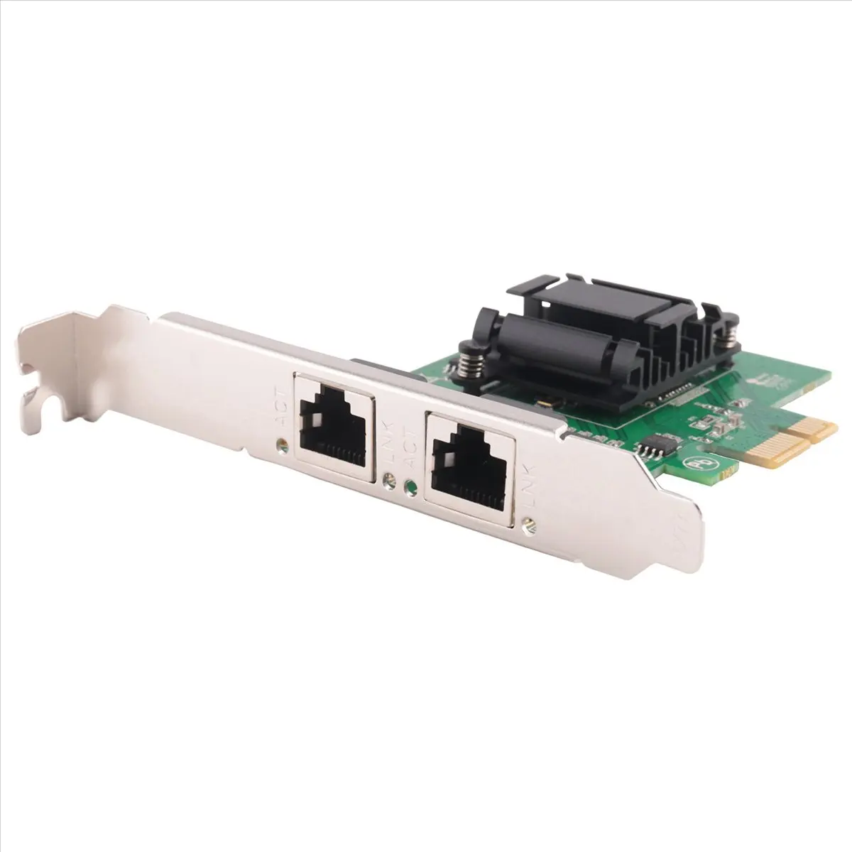 6X 2-портовая гигабитная сетевая карта PCIe, 1000M, двухпортовый адаптер Ethernet PCI Express с 82571EB LAN N