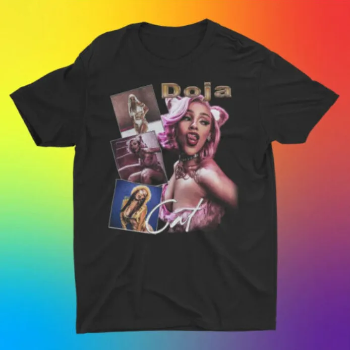 

Doja Cat New Graphic T Shirt Black Men Unisex Gift For Halloween
