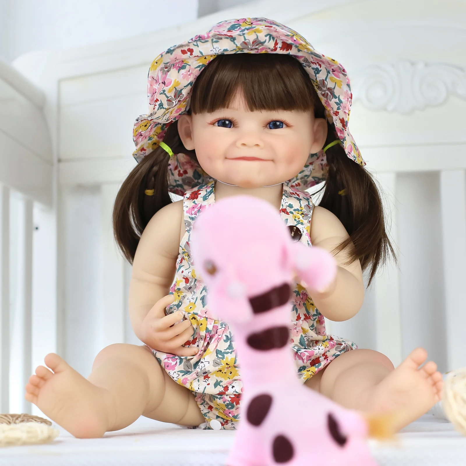 Muñecas Reborn de 55CM para bebé, cuerpo completo, vinilo suave, silicona, Raya, tacto suave realista, muñeca de alta calidad, regalo de cumpleaños y Navidad para niña