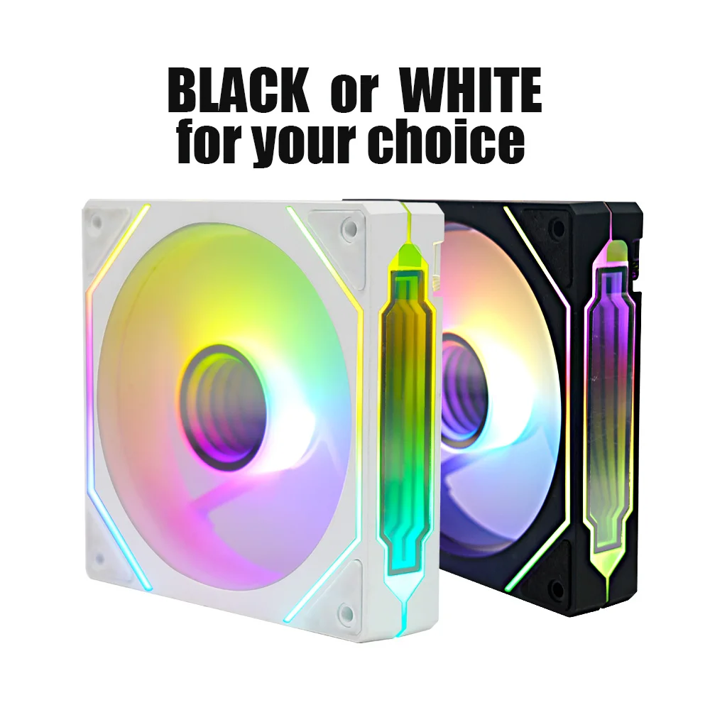 Manmu Gaming 120mm Computer Rgb Cooling Cooler Fan 12v Fan Rgb Led Cooling Pc Pc Case Fan