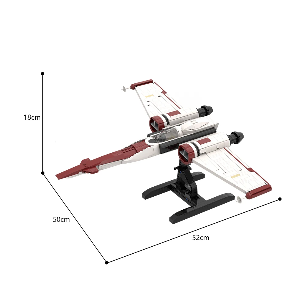 Space Battle Z-95 Headhunter Wing Bode Ship Building Block Model Kit MOC Republic Bricks Toy Kid Birthdays Gift