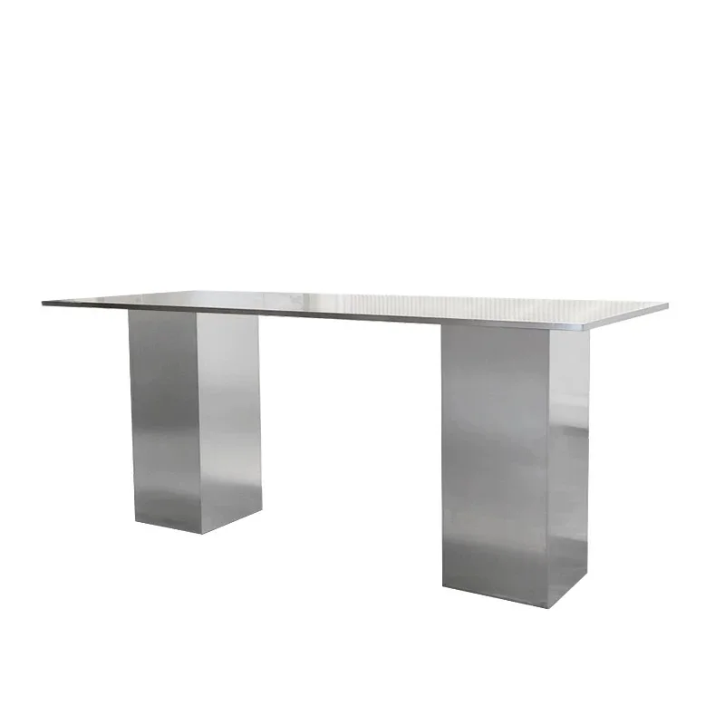 

Clothing store stainless steel display props, jewelry display, industrial wind flow, placed in the middle