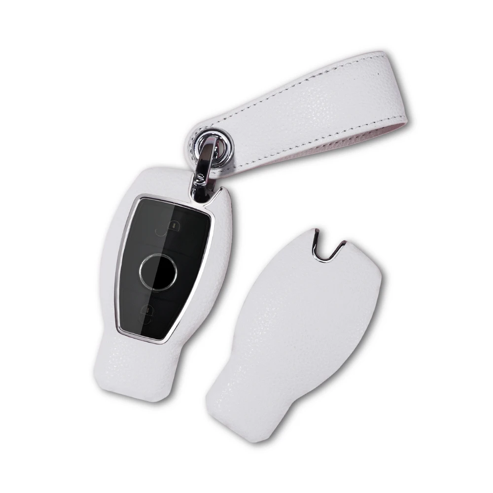 

Car Key fob Cover Shell For Mercedes Benz GLA200/GLC260/GLB200/C180 2016-2019AMG Smart Remote Car Key case