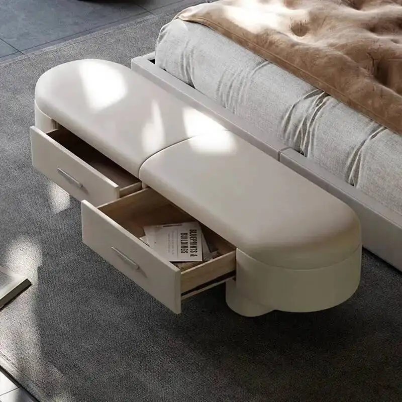 Nordic Luxury Drawers Bedroom Storage Shoes Bench Couch Foot Shoes Bench Living Room Home Meubles De Chambre Decoration