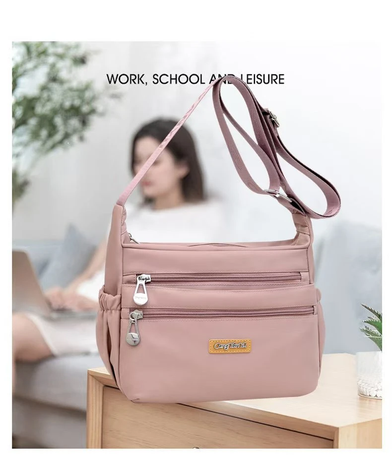 

Casual Nylon Purse Handbag Crossbody Bag Waterproof Shoulder Bag for Women