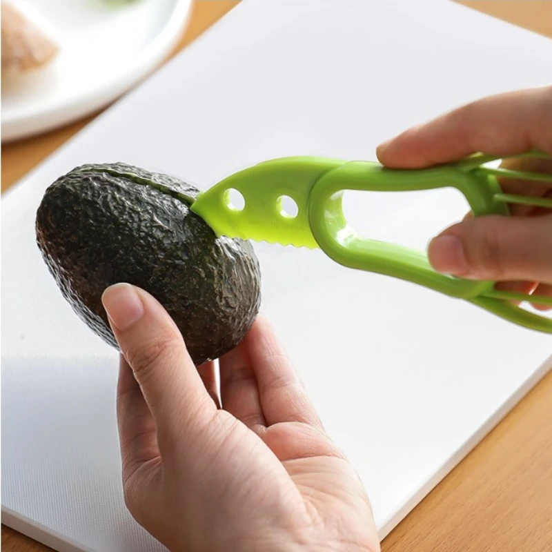 3/1PC Multifunction Avocado Slicer Fruit Peelers Pulp Separator Shea Corer Butter Pitaya Kiwi Cutting Knife Cutter Kitchen Tools