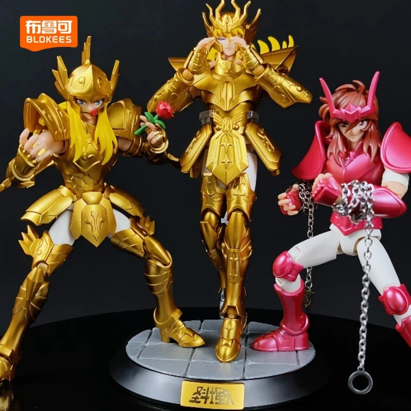 Genuine Blokees Saint Beyond Version Andromeda Pisces Virgo New Figure Toy Assembly Model Kit Champion Class Birthday Fans Gift