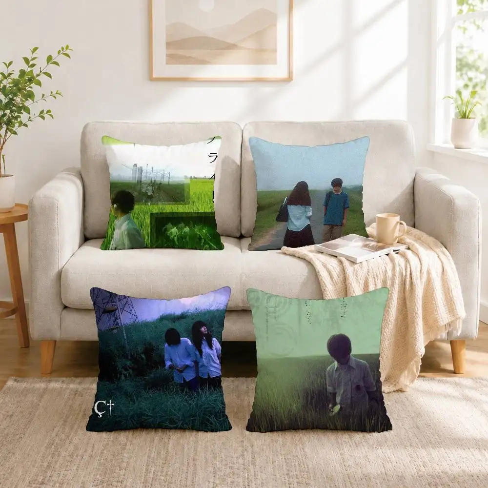 

All About Lily Chou-Chou Square Double-Sided printed Pillow Case Bedroom Bedside Pillow Sofa Cushion Cover Gift