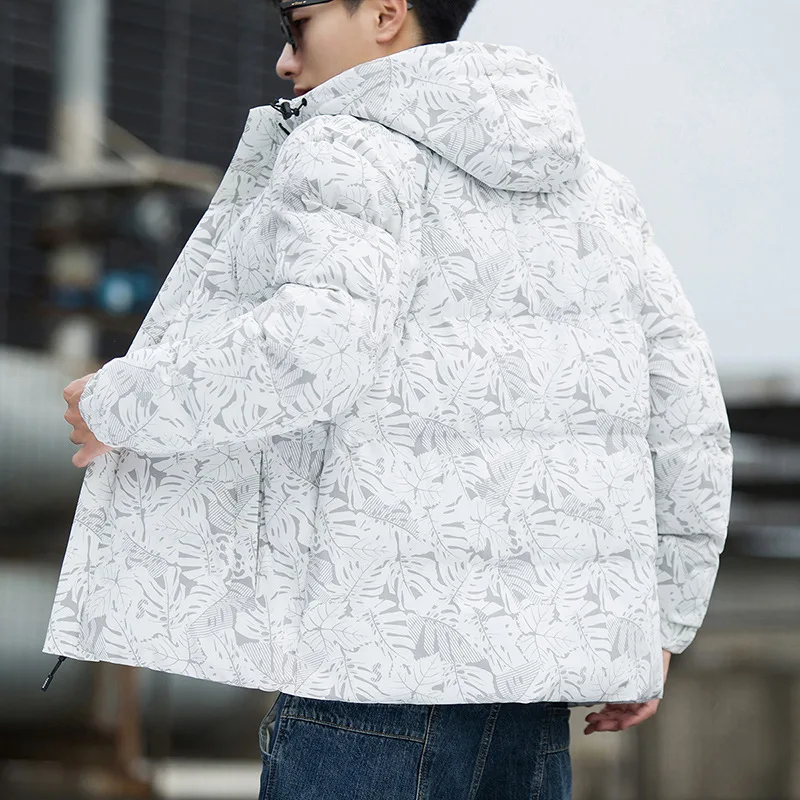 

Plus size Hoodie Men Fashion Winter Keep Warm Coat Oversize M-5XL Hooded Loose Long-sleeve hooded cotton jacket male new