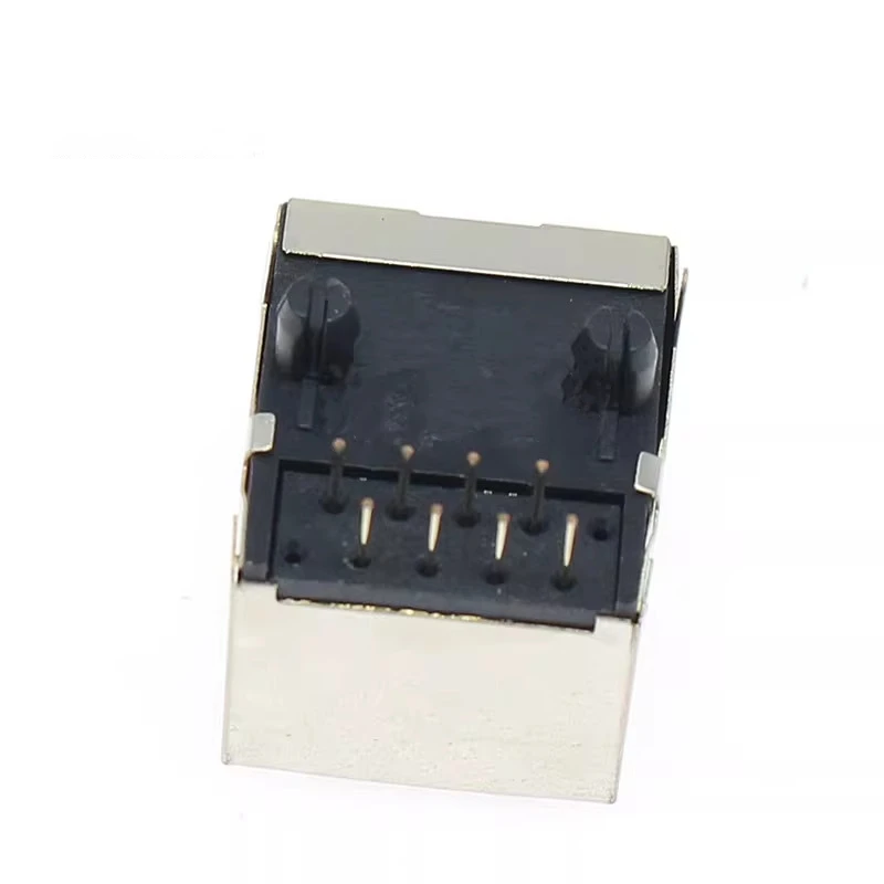 Conector de red Modular PCB, 10 piezas, RJ45, 8P8C, 18x13mm, 8P, LAN