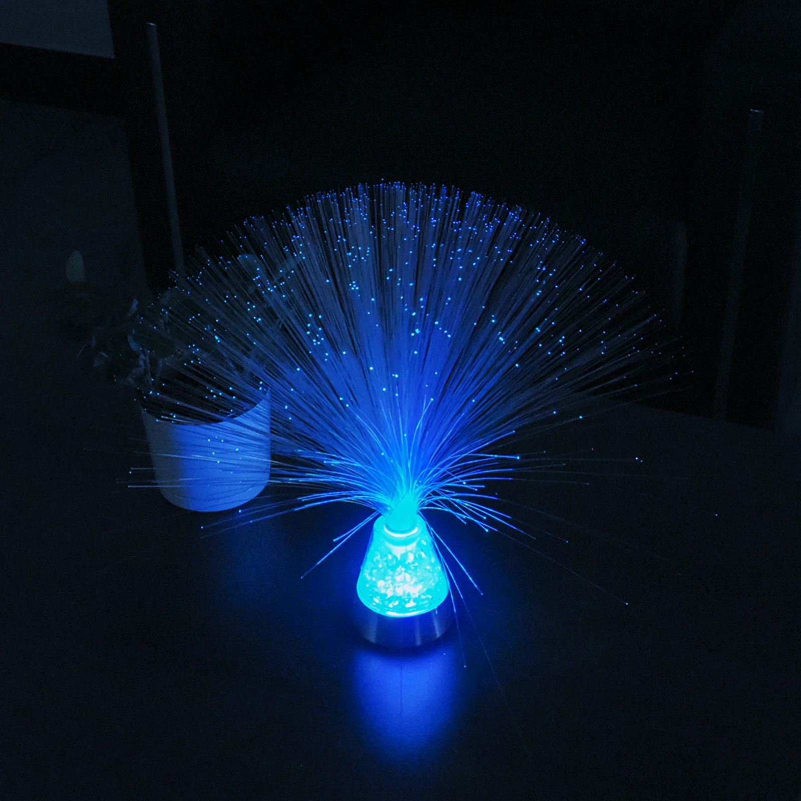

Fiber Optic LED Decorative Light Remote Control Desk Lamp Night Home Chic Tabletop Child Optical Fiber Lamp
