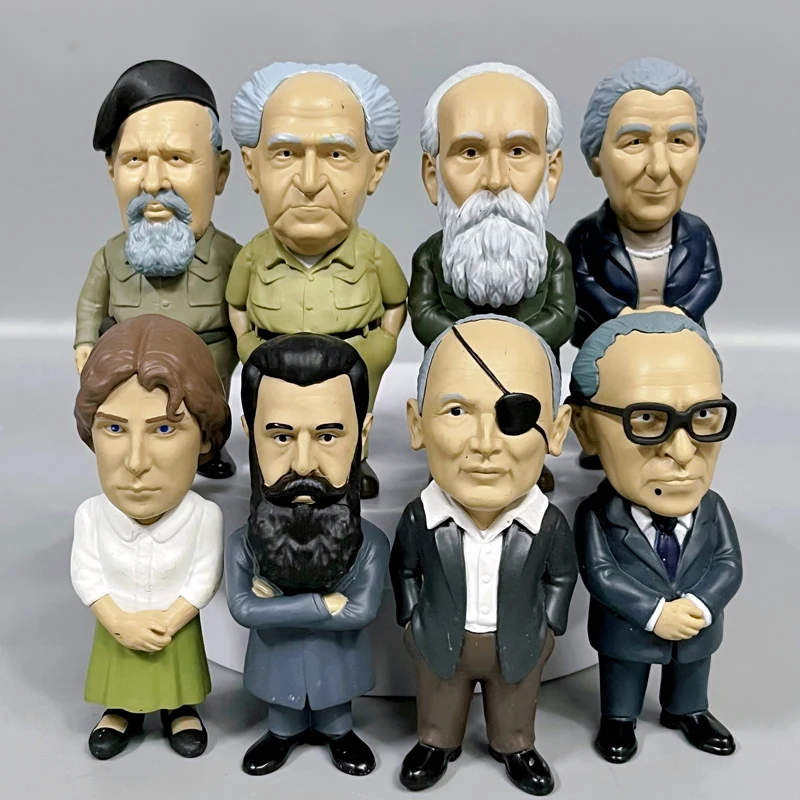 In Stock 8-10cm Cartoon Famous Military Leaders Articst Action Figure Doll Kid Pvc Model Toy Gifts