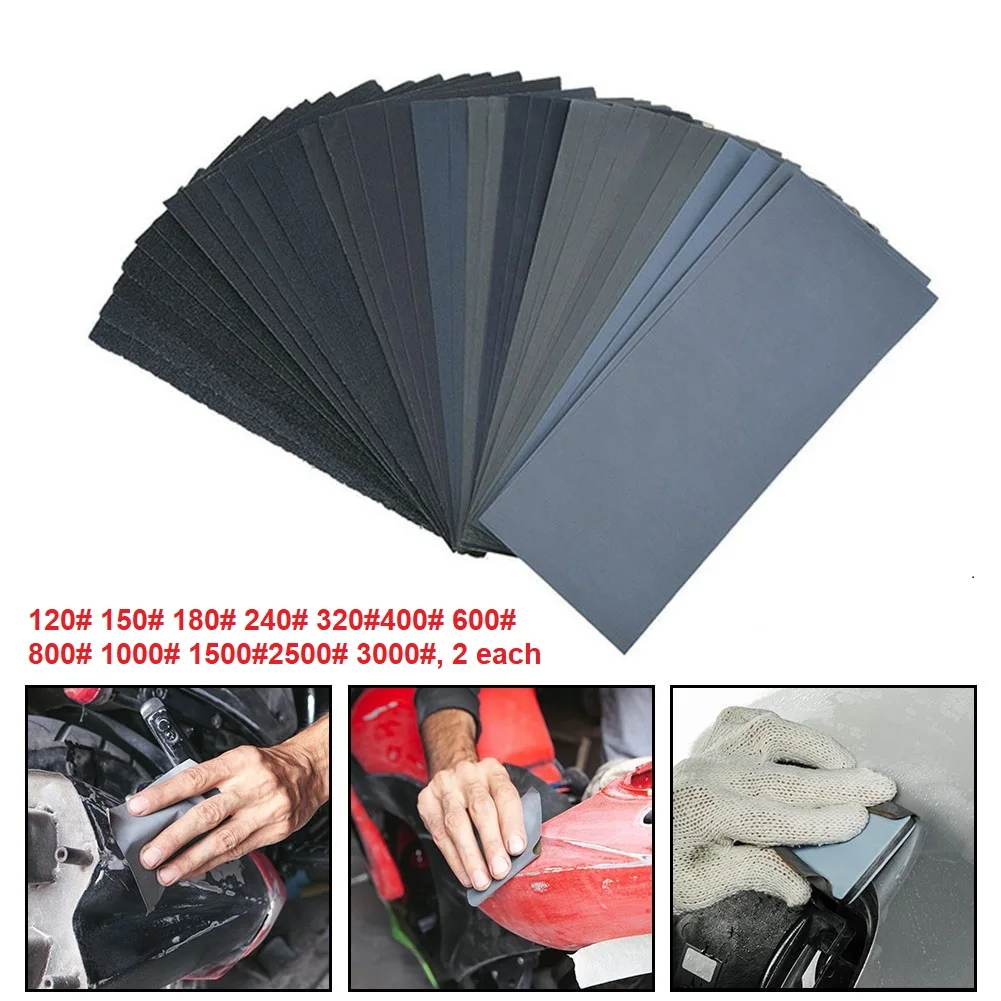 

24pcs Sandpaper Grinding Kit With Abrasive Paste Abrasive Tools For Cat Wood Metal Plastic Wooden Furniture Polishing