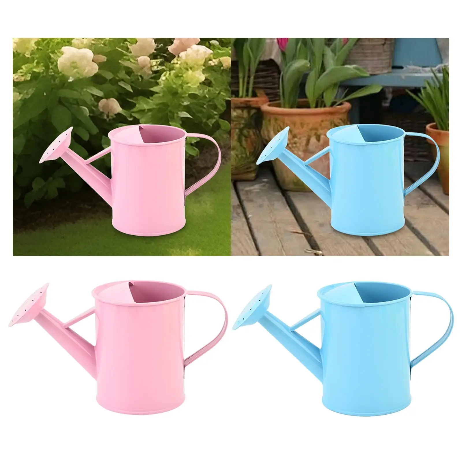 Watering Can Multipurpose 600ml Lightweight Rustic Decorative Garden Watering Pot for Patio Indoor Garden Plant Lovers Outdoor