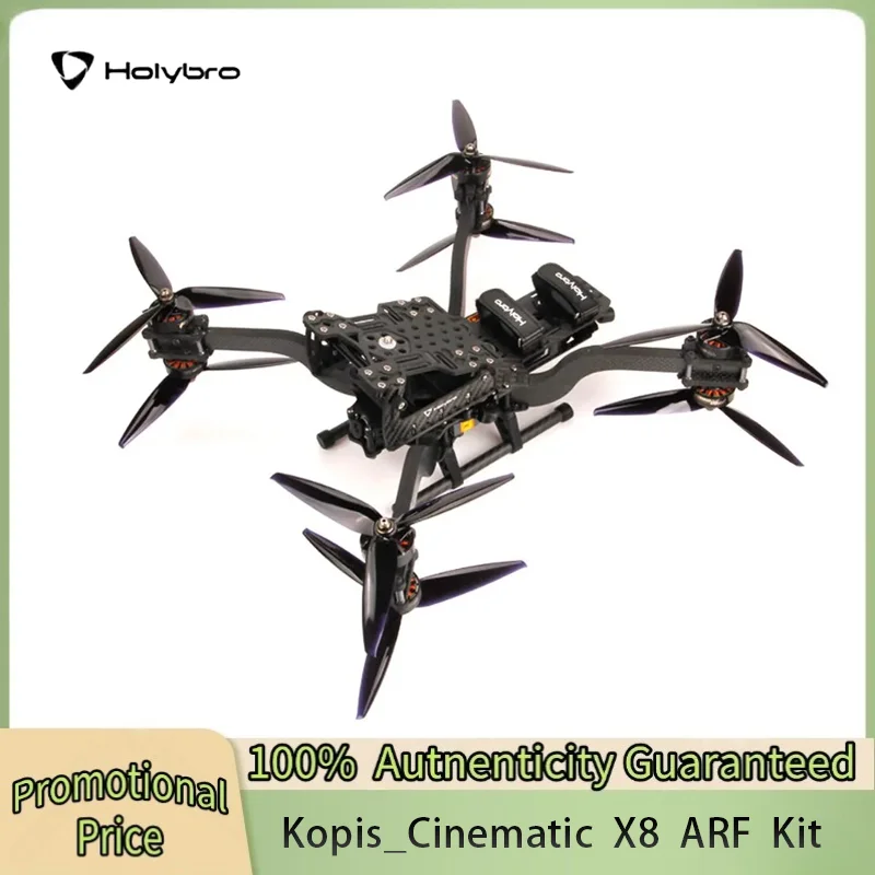 

Holybro Kopis Cinematic X8 8inch 396mm FPV Frame ARF Kit W/ T-Motor F90 KV1300 Brushless Motor Gemfan 7040 3-Blade Propellers