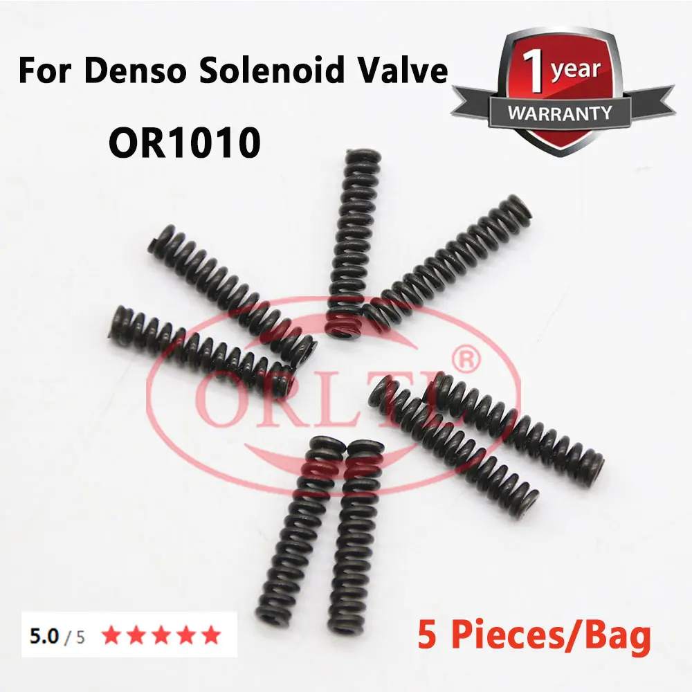 ORLTL 5PCS CR Injector Spring Under The Solenoid Valve nozzle Valve Spring for Denso Common Rail Diesel Fuel Injector