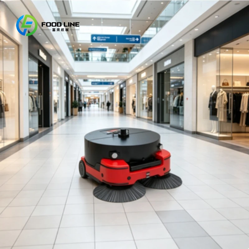 Custom Strong Endurance Industrial Floor Cleaning Robot, Automatic Sweep Mop Vacuum Cleaner for Commercial Use