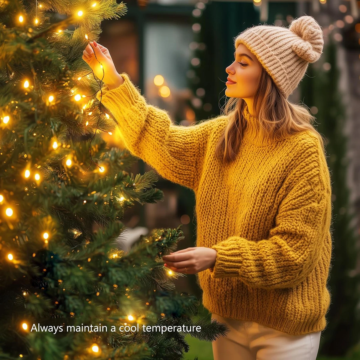 6M-100M LED Firecracker String Lights Christmas Cluster Fairy Lights Garland For New Year Garden Party Christmas Tree Decor