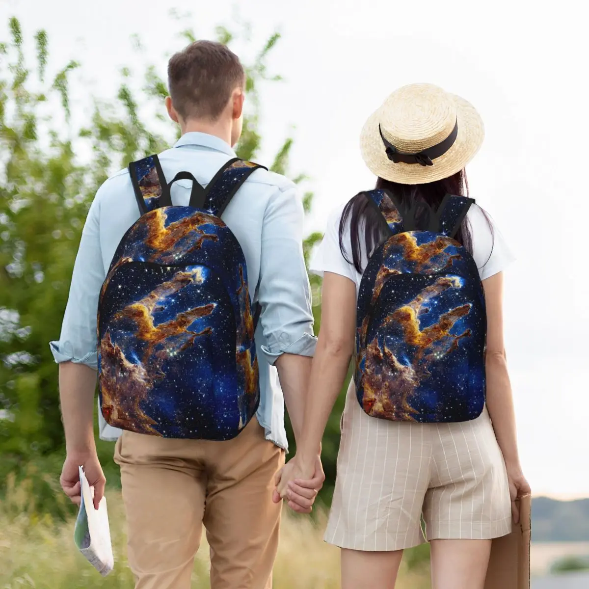 

Webb Telescope Pillars Of Creation Enhanced Backpack Student Boys Girls BookBag Kids School Bag Computer Shoulder Bags