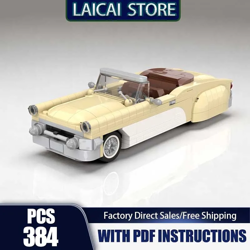 

Конструктор Champion Speed Cars: Модель американского классического кабриолета, технологичные блоки для сборки, подарочный набор, игрушка