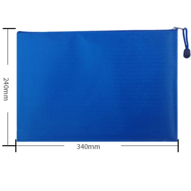 A4 Waterproof File Folders Football Pattern Thick File Bag Student Teacher Document Bag Business School Supplies