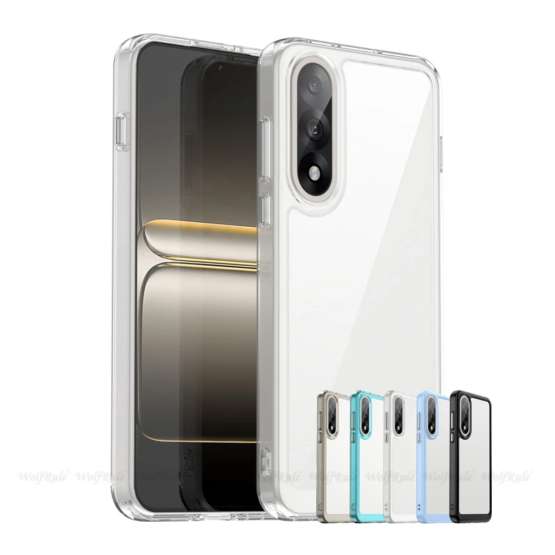 

Чехол для Oneplus Nord 5, чехол Oneplus Nord 5, противоударный прозрачный бампер, цветная рамка, прозрачный чехол Fundas Oneplus Nord 5