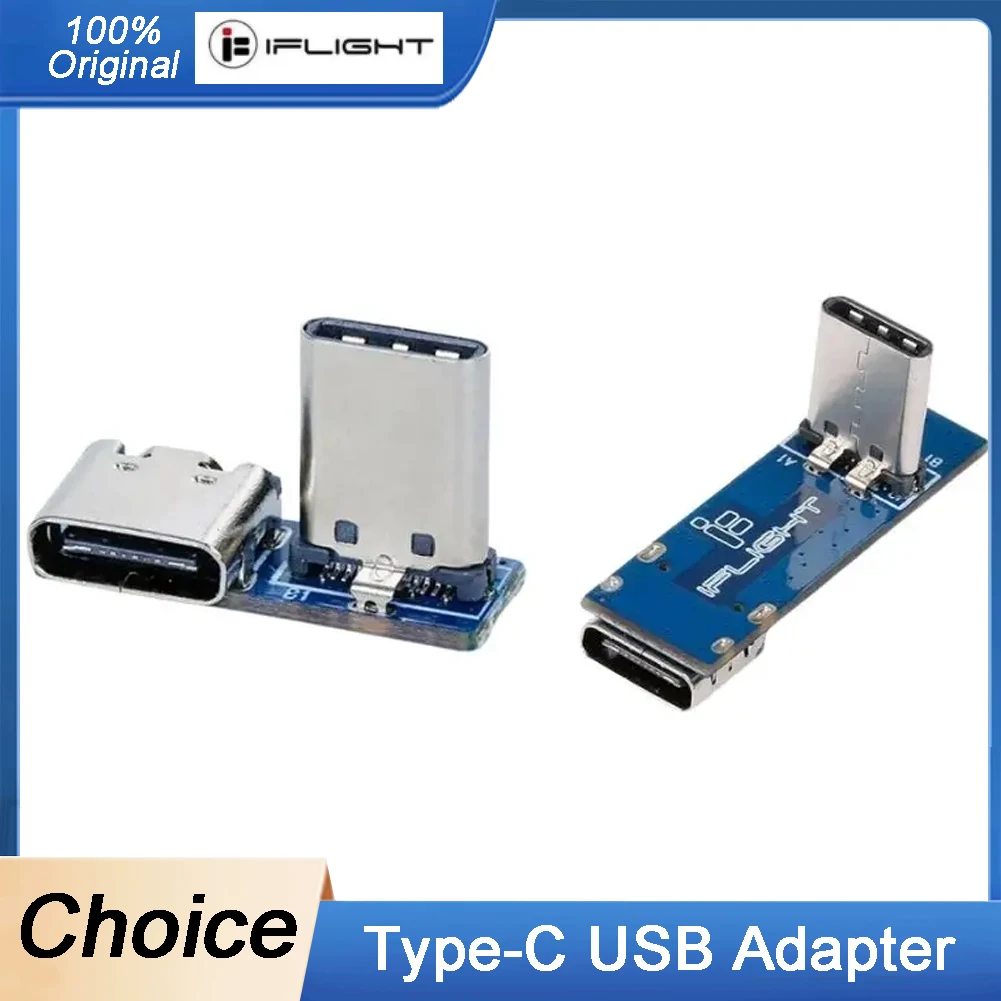 

USB-адаптер iFlight Type-C BumbleBee HD Type C 90 ° Разъем и тип C 90 ° Адаптер для контроллера полета FPV Air Unit Caddx Vista
