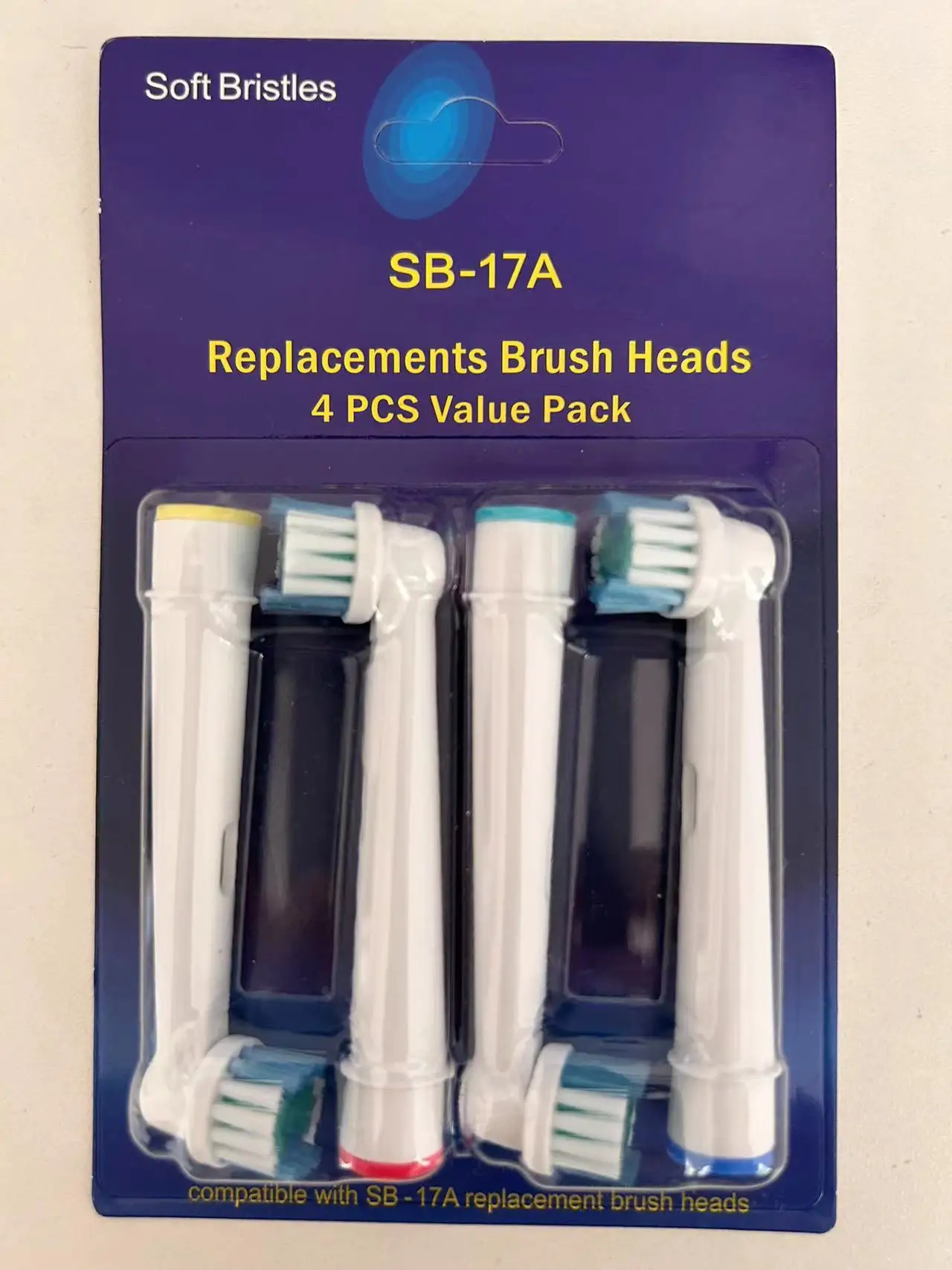 4 PCS lectric Toothbrush Replacement Brush Heads for Oral  Sensitive B  Brush Heads BristlesD100 D25 D30 D32 4739 3709 3744