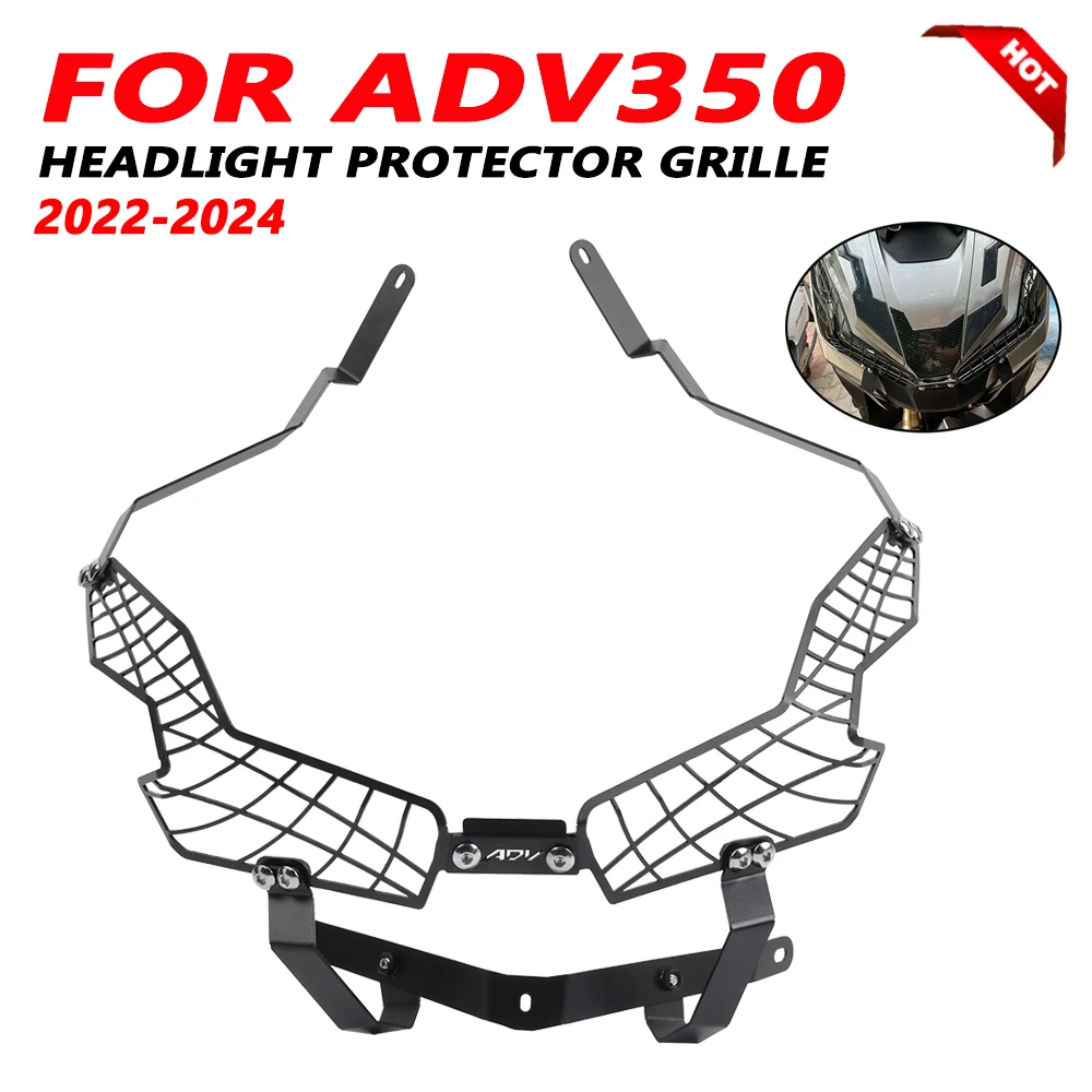 For Honda ADV350 ADV 350 ADV 350ADV 2022 2023 2024 Motorcycle Accessories Headlight Headlamp Protector Cover Grill Grille Guard