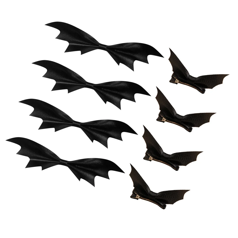 

Halloween Bat Wings Hair Clips Teeth Hairpin Clips Duckbill Clip Gothic Style Retro Material Hair Accessories