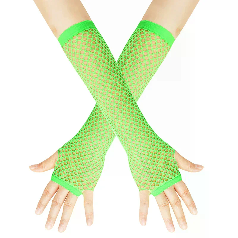 1Pair Womens Long Fishnet Net - Fingerless Glove Knit review and price