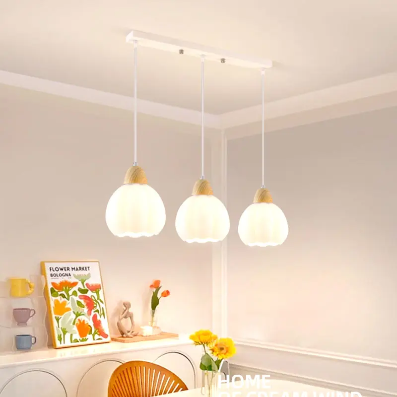 

Modern Led Pendant Light Fixture Ceiling Chandeliers Nordic Dining Room Hanging Lamp Living Room Bedroom Home Decoration White